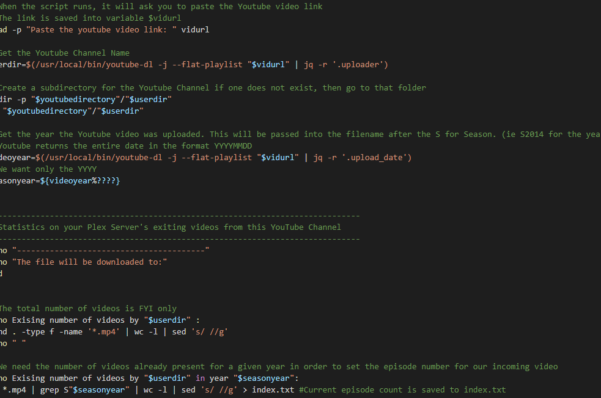 Script: YouTube-to-Plex